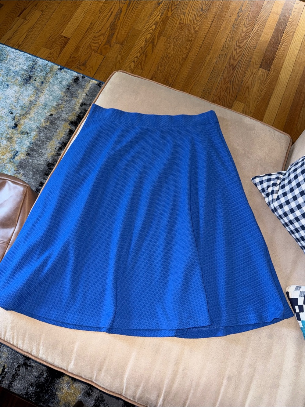 Talbots Royal Blue A-Line Skirt